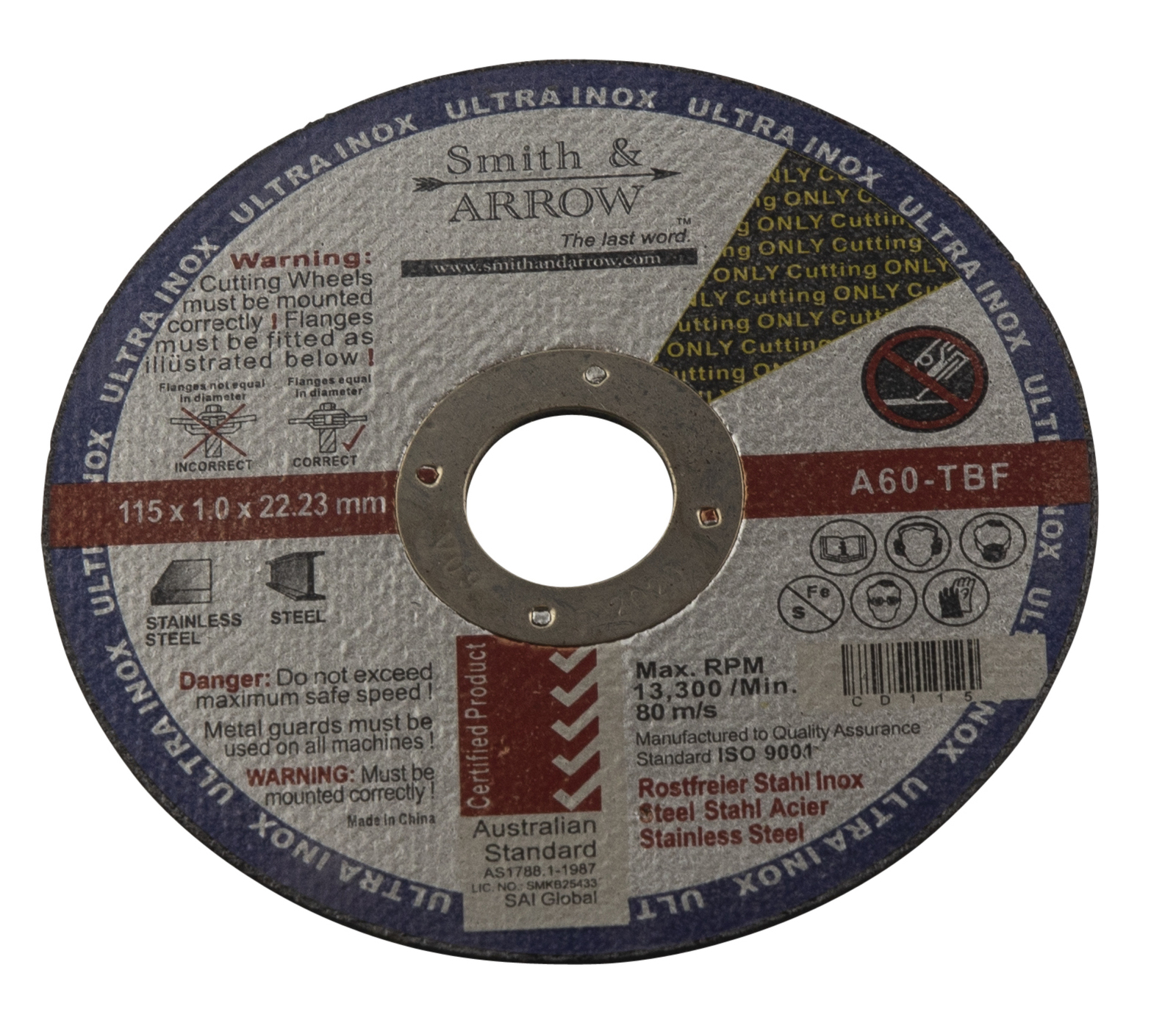 Cutting Disc 4.5 Inch Steel