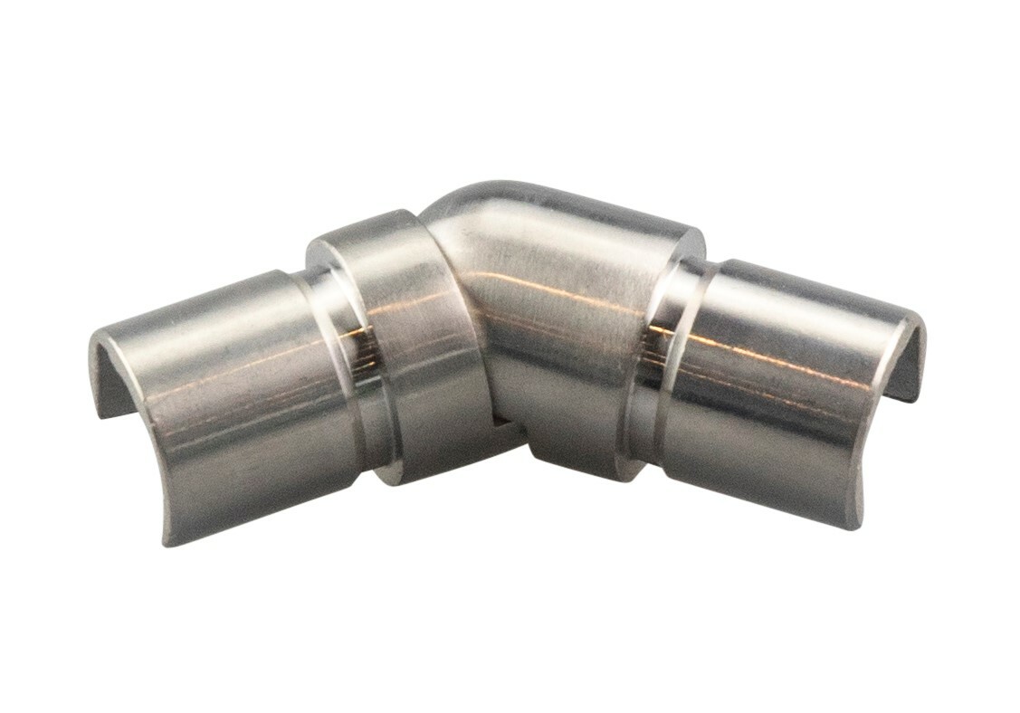 Handrail Round Satin Swivel Horizontal