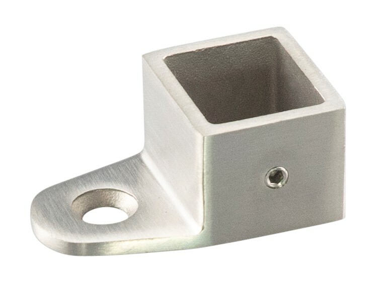 Handrail Square Satin Wall Flange