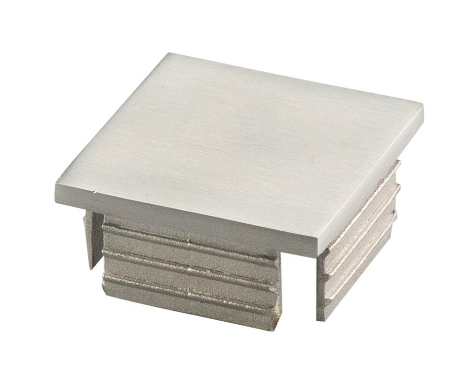 Stainless Steel Cap 50x50 Satin