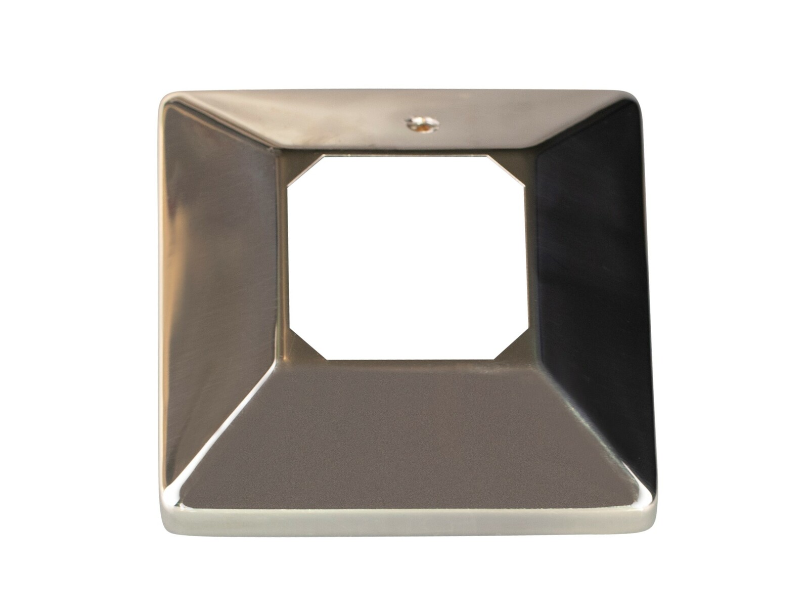 Spigot Cover Plate Square Mirror Fancy