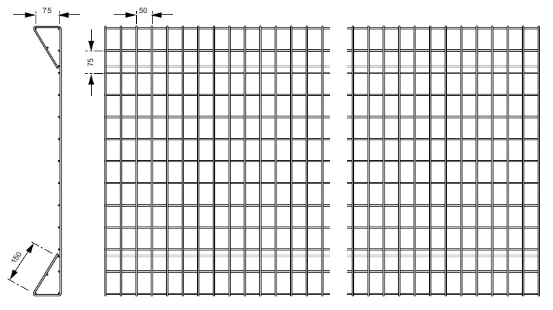 Weldmesh Panel HDG 2400x1200 Classic