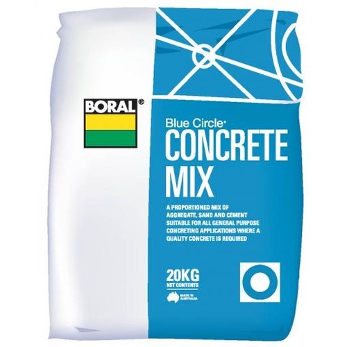 Concrete 20kg Blue Circle