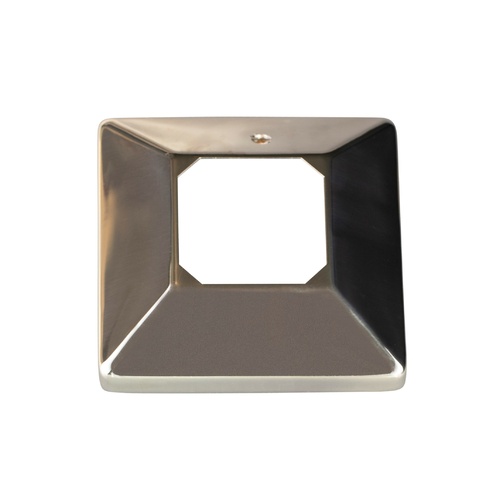 Spigot Cover Plate Square Mirror Fancy