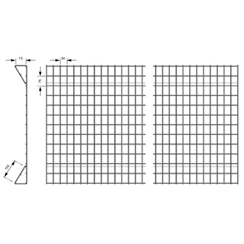 Weldmesh Panel HDG 2400x1200 Classic